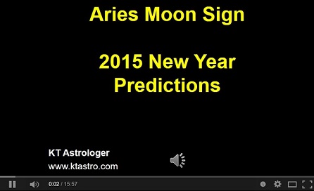 2015 New Year Astrology Predictions For Mesha Rasi Aries Moon Sign by KT Astrologer