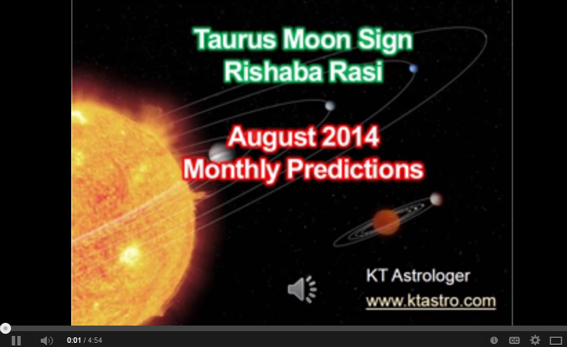 August 2014 Monthly Rasi Palan Astrology Predictions For Rishaba Rasi