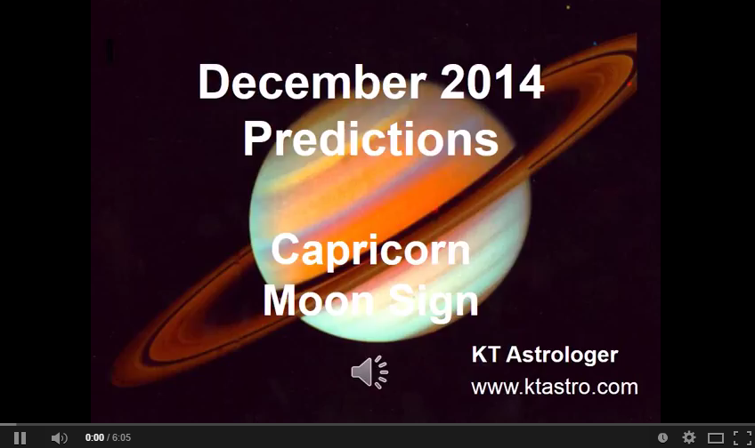 December 2014 Monthly Rasi Palan Astrology Predictions For Makara Rasi Capricorn Moon Sign by KT Astrologer