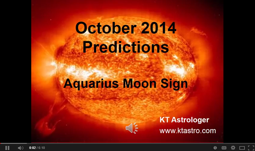 October 2014 Monthly Rasi Palan Astrology Predictions For Kumba Rasi by KT Astrologer