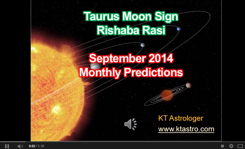September 2014 Monthly Rasi Palan Astrology Predictions For Rishaba Rasi