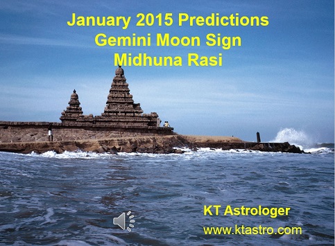 January 2015 Monthly Rasi Palan Astrology Predictions For Midhuna Rasi Gemini Moon Sign by KT Astrologer