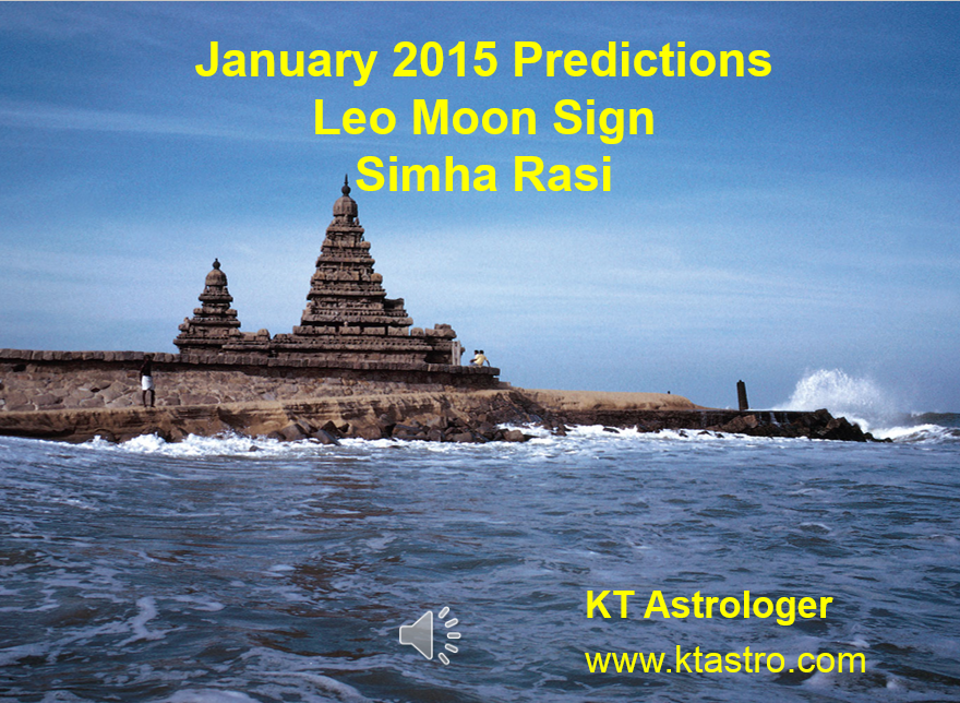 January 2015 Monthly Rasi Palan Astrology Predictions For Simha Rasi Leo Moon Sign by KT Astrologer
