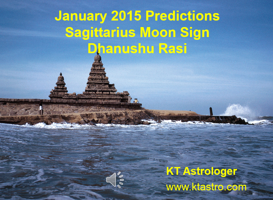 January 2015 Monthly Rasi Palan Astrology Predictions For Dhanushu Rasi Sagittarius Moon Sign by KT Astrologer