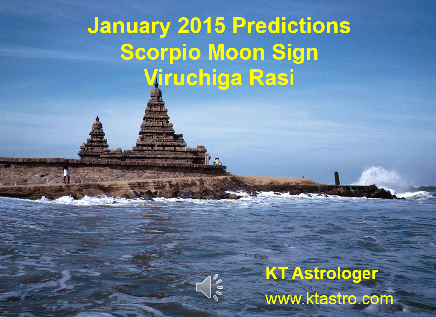 January 2015 Monthly Rasi Palan Astrology Predictions For Vrichiga Rasi Scorpio Moon Sign by KT Astrologer