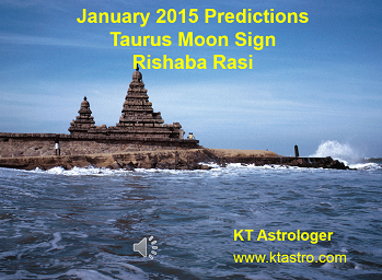 January 2015 Monthly Rasi Palan Astrology Predictions For Rishaba Rasi (Taurus Moon Sign) by KT Astrologer